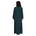 A-line inner abaya with a complementary Hijab-Bottle Green A-line inner abaya with a complementary Hijab-Bottle Green
